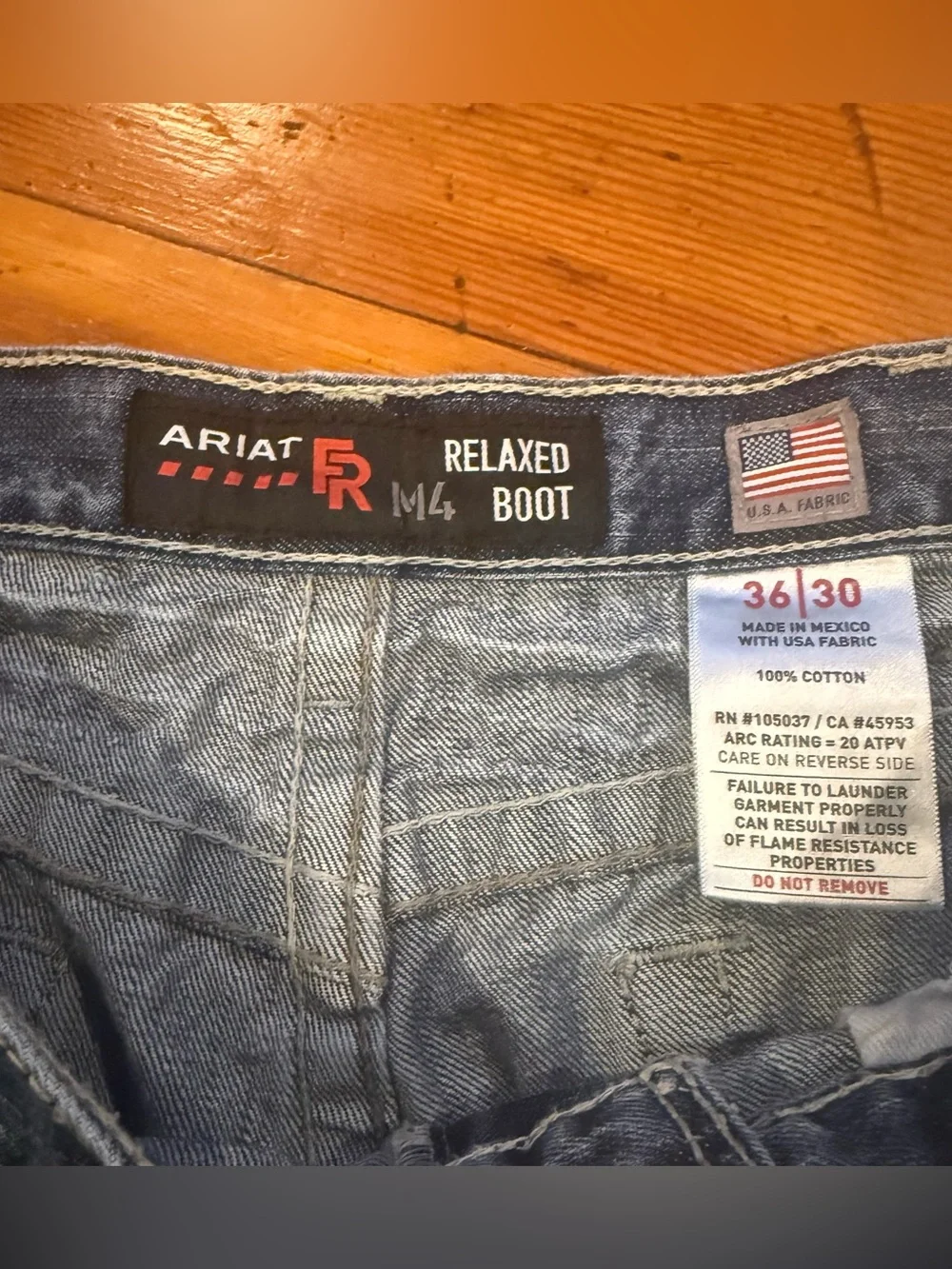 Ariat M4 FR Flame Resistant Relaxed Bootcut Jeans 36x30